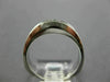 ESTATE .48CT DIAMOND 14KT WHITE GOLD 3D CHANNEL WEDDING ANNIVERSARY RING #18145