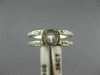 ESTATE .36CT DIAMOND 18K WHITE GOLD SEMI BEZEL SEMI MOUNT ENGAGEMENT RING #11188