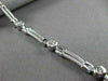 ESTATE WIDE 1.20CT DIAMOND 14KT WHITE GOLD ETOILE SOLID BRACELET STUNNING #19274
