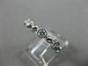 ESTATE .64CT DIAMOND 14KT WHITE GOLD 3D ETOILE ETERNITY WEDDING ANNIVERSARY RING