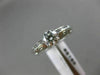 ANTIQUE .52CT DIAMOND 18K WHITE GOLD 3D FILIGREE SOLITAIRE ENGAGEMENT RING #6195