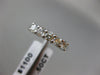 ESTATE .50CT DIAMOND 14KT WHITE GOLD 5 STONE SHARE PRONG ANNIVERSARY RING #18888