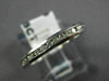 ESTATE .38CT DIAMOND 14KT WHITE GOLD 3D CLASSIC CHANNEL ANNIVERSARY RING #18944