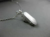 ESTATE .25CT DIAMOND 14KT WHITE GOLD HANDCRAFTED BABY SHOE PENDANT CHARM #20882