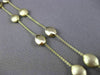 ESTATE 14KT YELLOW GOLD SHINY & MATTE OVAL LINK BY THE YARD NECKLACE BEAUTIFUL