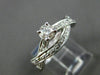 ESTATE 1.0CT DIAMOND 14KT WHITE GOLD 3D INFINITY ENGAGEMENT RING AGL CERTIFIED