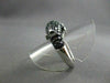 ESTATE WIDE 2.04CT BLACK & WHITE DIAMOND 14K WHITE GOLD DOLPHIN FUN RING AMAZING