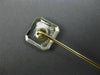 ANTIQUE .03CT OLD MINE DIAMOND 14KT 2 TONE GOLD OCTAGON FILIGREE LAPEL PIN 26194