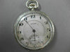 ANTIQUE 14KT WHITE GOLD FILIGREE HOWARD POCKET WATCH FROM LATE 1800'S #17579
