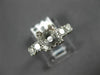 ANTIQUE .55CT DIAMOND PLATINUM 3D ROUND FISHTAIL SEMI MOUNT ENGAGEMENT #21989