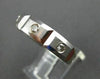 ESTATE WIDE .48CT DIAMOND 14K W GOLD SQUARE ETOILE ANNIVERSARY MENS RING #15429