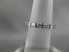 ANTIQUE PLATINUM 1.06CTW ROUND BAGUETTE DIAMOND ETERNITY ANNIVERSARY RING #20014