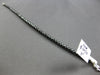 17.4CT BLACK DIAMOND 14KT WHITE GOLD 3D CLASSIC ROUND ETERNITY TENNIS BRACELET