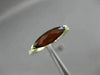ESTATE 1.59CT ROUND DIAMOND & AAA MARQUISE SHAPE GARNET 14KT YELLOW GOLD 3D RING