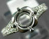 .45CT DIAMOND 14KT WHITE GOLD 3D 4 PRONG ROUND SEMI MOUNT ENGAGEMENT RING #17075