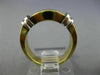 ESTATE .60CT DIAMOND 14KT WHITE & YELLOW GOLD 3D WEDDING ANNIVERSARY RING #1001