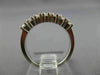 ESTATE .50CT ROUND DIAMOND 14KT WHITE GOLD 3D 7 STONE ANNIVERSARY RING #11456