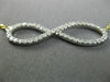 ESTATE LARGE .70CT DIAMOND 14KT TWO TONE GOLD 3D CLASSIC INFINITY LOVE NECKLACE