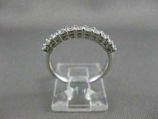 ESTATE .30CT DIAMOND 14K WHITE GOLD SPLIT CHANNEL WEDDING ANNIVERSARY RING #1638