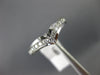 ESTATE .47CT DIAMOND 14KT WHITE GOLD "V" SHAPE CHANNEL ANNIVERSARY RING #14506