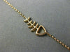 ESTATE .10CT PINK DIAMOND 18KT ROSE GOLD HAPPY SKELETON LUCKY FISH FUN BRACELET