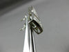 ESTATE LARGE 2.20CT DIAMOND 14KT WHITE GOLD 3D INVISIBLE SCREWBACK STUD EARRINGS