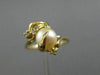 ESTATE .07CT DIAMOND & AAA SOUTH SEA PEARL 14K YELLOW GOLD 3D BIRD NEST FUN RING