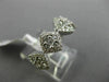 ESTATE LARGE .76CT DIAMOND 18K WHITE GOLD CLUSTER SQUARE SEMI ETERNITY LOVE RING