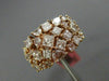 ESTATE LARGE 4.29CT PINK DIAMOND 18KT ROSE GOLD 3D MULTI SHAPE ANNIVERSARY RING