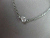ESTATE 1.16CT DIAMOND 14KT WHITE GOLD DIAMOND BY THE YARD NECKLACE AMAZING #381