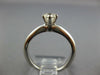 ESTATE .40CT DIAMOND PLATINUM 3D CLASSIC TIFFANY & CO SOLITAIRE ENGAGEMENT RING