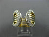 ESTATE CARTIER LARGE .50CT DIAMOND 18KT TWO TONE GOLD 3D MULIT ROW TENSION RING