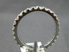 1CT DIAMOND 14KT WHITE GOLD 3D ROUND SHARED PRONG 2MM ETERNITY ANNIVERSARY RING