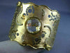 ESTATE LARGE 6.50CT DIAMOND & AAA YELLOW TOPAZ 14K YELLOW GOLD BANGLE BRACELET