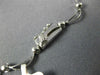 ESTATE LARGE 8.91CT DIAMOND & AAA SAPPHIRE 18K WHITE GOLD SEMI ETERNITY NECKLACE