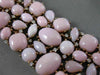 ESTATE MASSIVE 1.75CT DIAMOND & PINK CORAL 18KT ROSE GOLD HANDCRAFTED BRACELET