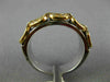 ESTATE WIDE .22CT DIAMOND 18KT WHITE & ROSE GOLD 3D SQUARE HALO ANNIVERSARY RING