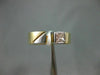ESTATE .40CT PRINCESS CUT DIAMOND 14KT YELLOW & WHITE GOLD ENGAGEMENT RING #1104
