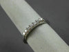 ESTATE .25CT DIAMOND 14KT WHITE GOLD CLASSIC SEVEN STONE ANNIVERSARY RING 19779