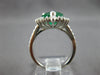 LARGE 4.87CT DIAMOND 14K WHITE GOLD 3D PEAR SHAPE & ROUND ENGAGEMENT RING #27853