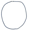 ESTATE 6.35CT AAA SAPPHIRE 14KT WHITE GOLD CLASSIC ETERNITY LOVE TENNIS NECKLACE