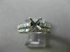 ESTATE .75CT ROUND DIAMOND 14K WHITE GOLD 4 PRONG SEMI MOUNT ENGAGEMENT RING SET