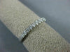 ESTATE .20CT DIAMOND 14K WHITE GOLD 3D ROUND NINE STONE WEDDING ANNIVERSARY RING