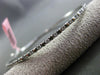 ESTATE .55CT DIAMOND 18KT WHITE GOLD 3D ETOILE CLASSIC 2mm BANGLE BRACELET