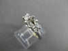 ESTATE .38CT DIAMOND 14KT WHITE GOLD 3D LUCIDA SEMI MOUNT ENGAGEMENT RING #15266