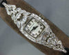 ANTIQUE LARGE PLATINUM HAMILTON 1.70CT OLD MINE DIAMOND ART DECO LADIES WATCH