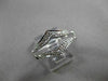 ANTIQUE WIDE .18CT OLD MINE DIAMOND 14KT WHITE GOLD PAVE INSERT RING #22030