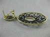ESTATE EXTRA LARGE 1.20CT DIAMOND 14KT TWO TONE GOLD FILIGREE HANGING EARRINGS