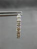 ESTATE LARGE .60CT DIAMOND 14KT 2 TONE GOLD CLASSIC HOOP HUGGIE EARRINGS #14065