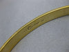 ESTATE LARGE CARTIER 18KT YELLOW GOLD 3D CLASSIC SOLID LOVE BANGLE BRACELET